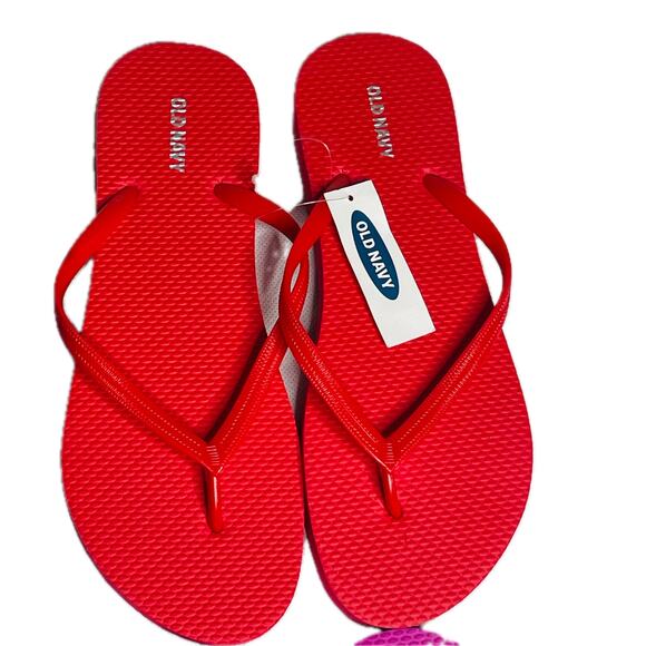 4 Pairs Old Navy Women's Thong Flip Flops Spring/Summer, Multi Color - Size 9 - Picture 5 of 6